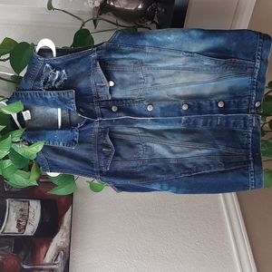 Mixit Wash denim jean vest Size M